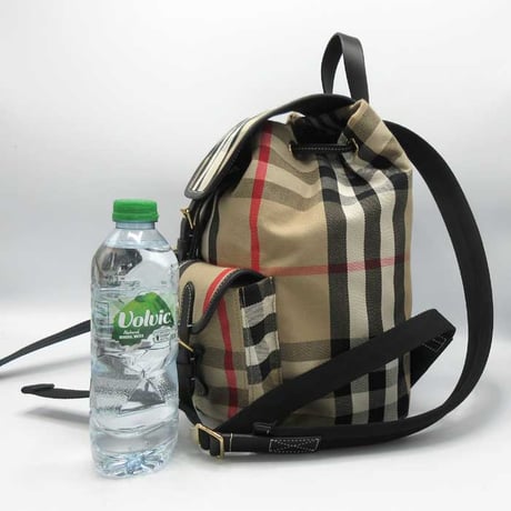 🎀バーバリー バッグ リュック BURBERRY キャンバス チェック柄 バックパック 8123101 (アーカイブベージュ) レディース