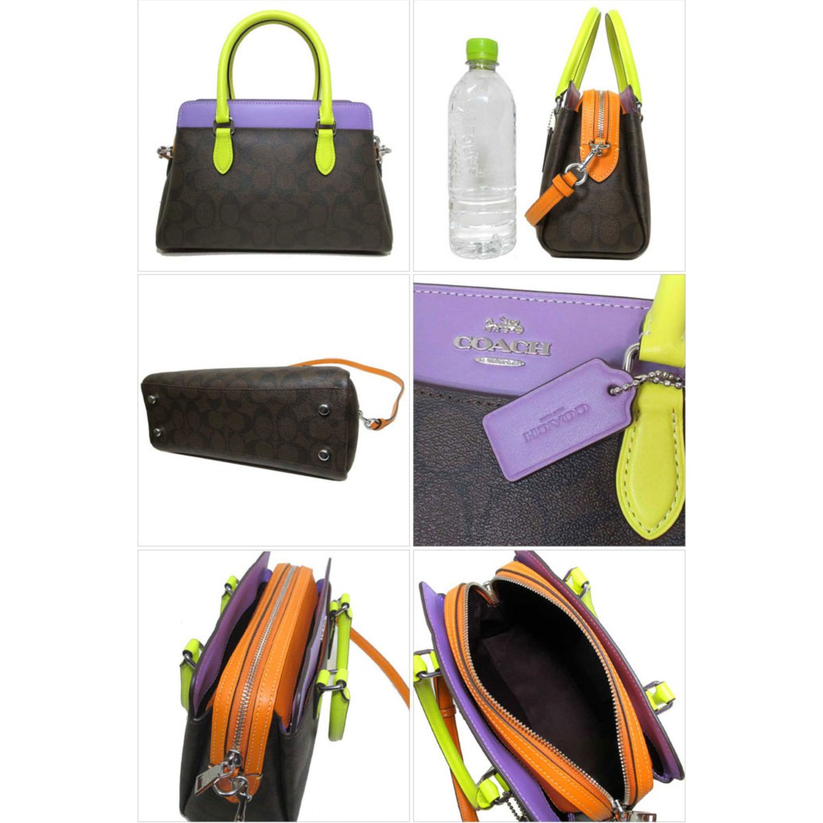 コーチ ハンドバッグ COACH シグネチャー カラーブロック ミニ