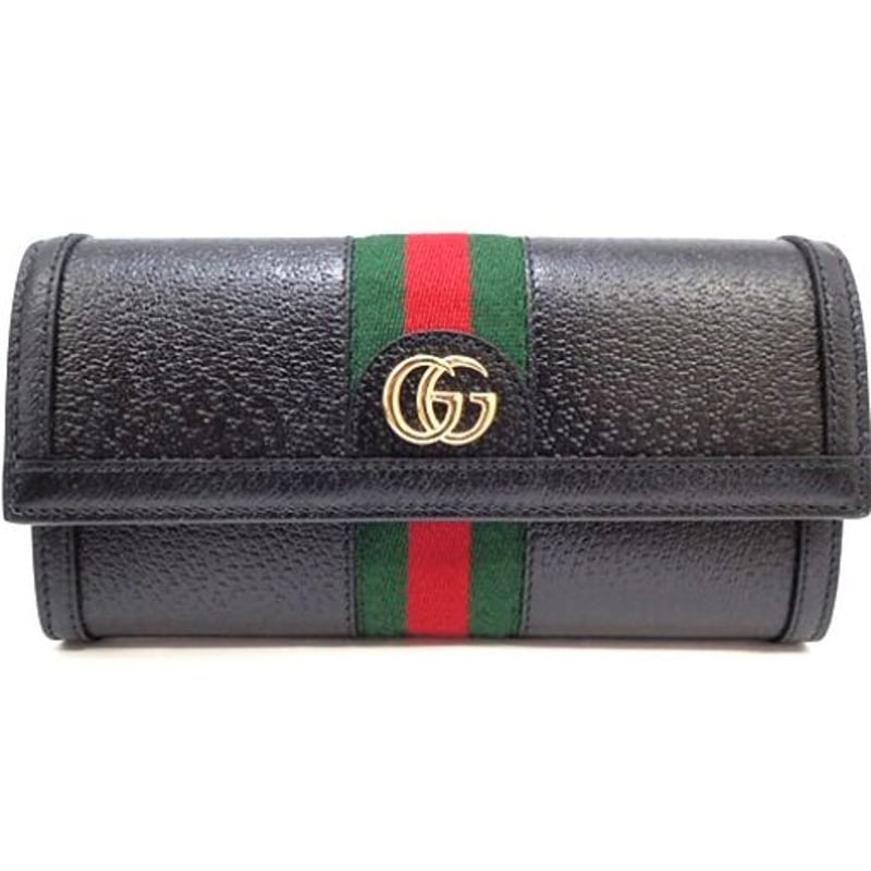 GUCCI グッチ コンチネンタルウォレット 長財布 ブラック  