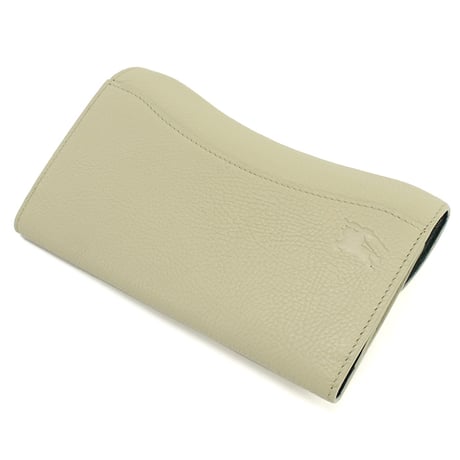 バーバリー BURBERRY 三つ折り長財布 小銭入付き ブランド8081652　B731HUNTER グリーン系