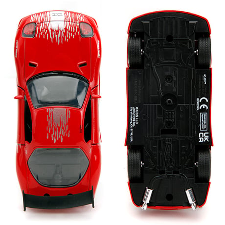 JADATOYS 1:32 ワイルドスピードダイキャストカー DOM'S MAZDA RX-7