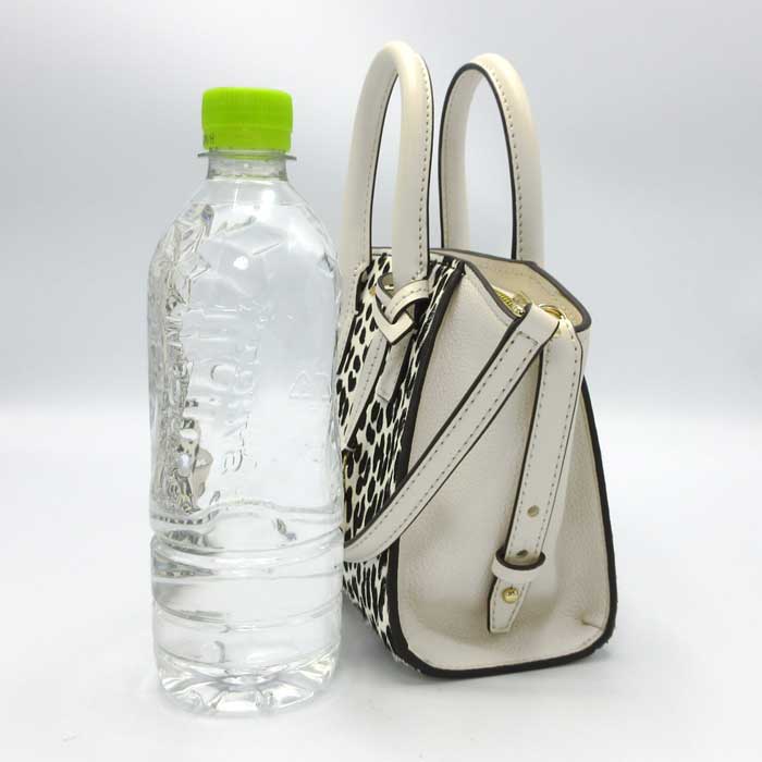 マイケルコース ハンドバッグ レザー チーター プリント クロス