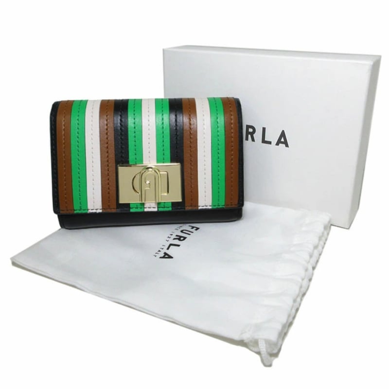 フルラ 三つ折り財布 FURLA 1927 ストライプ ウォレット WP00225 BX091
