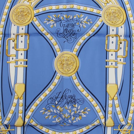 エルメス HERMES レディース－スカーフ ブランド カレ CARRE TWILL 003778S 13 GRAND TRALALA BLEU-ROSE ブルー系 マルチカラー