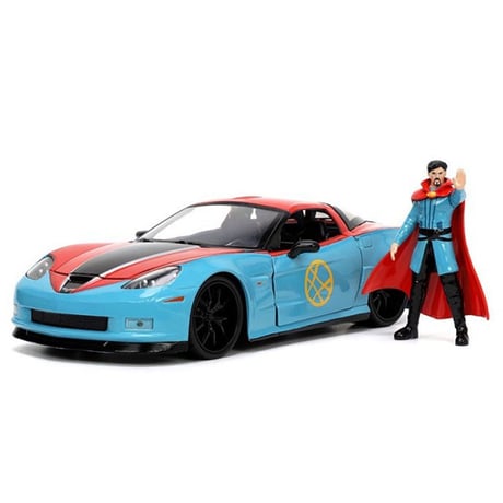 1:24 MARVEL AVENGERS 2006 CHEVROLET CORVETTE Z06 w/DOCTOR STRANGE【Dr.ストレンジ】ミニカー