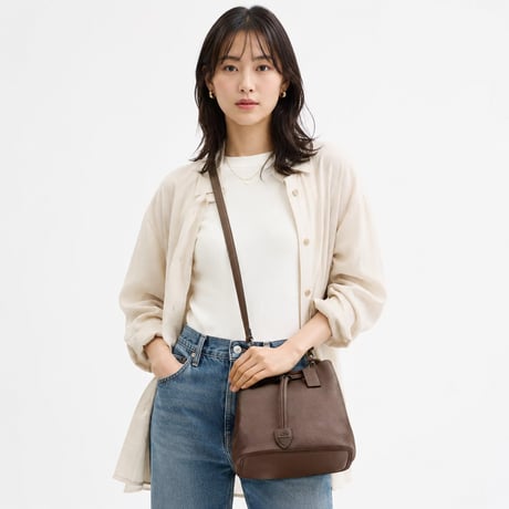🎀コーチ COACH　ローアン バケット バッグ　CBH06 QBCBD