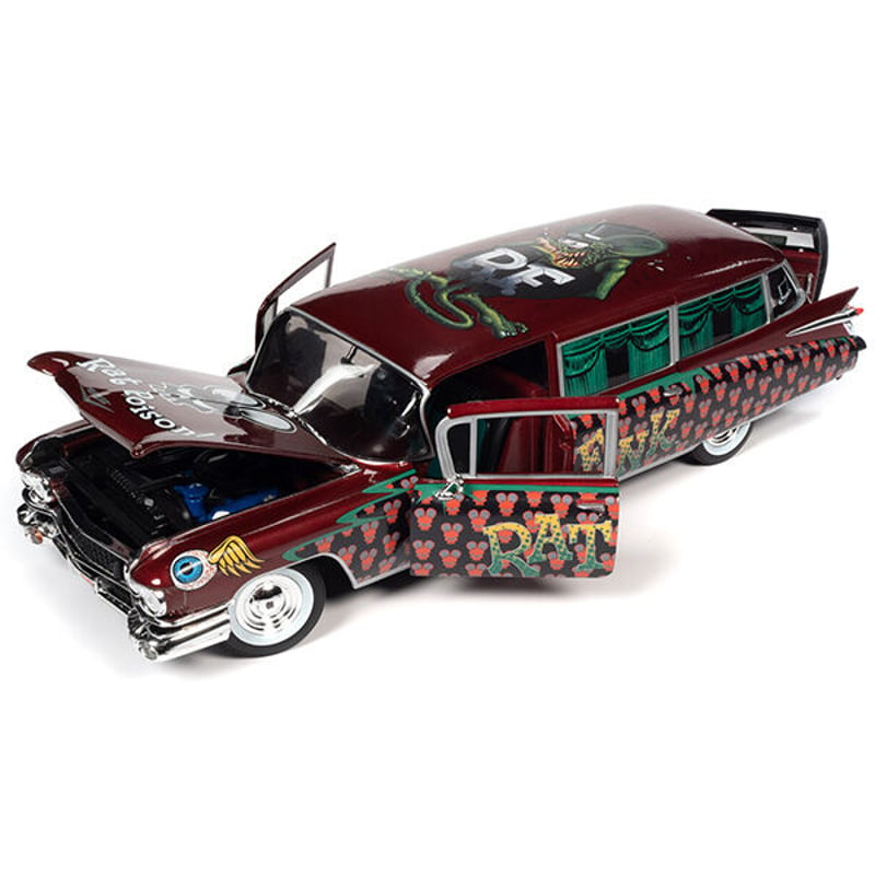 AUTO WORLD 1:18 RAT FINK 1959 CADILLAC ELDORADO...