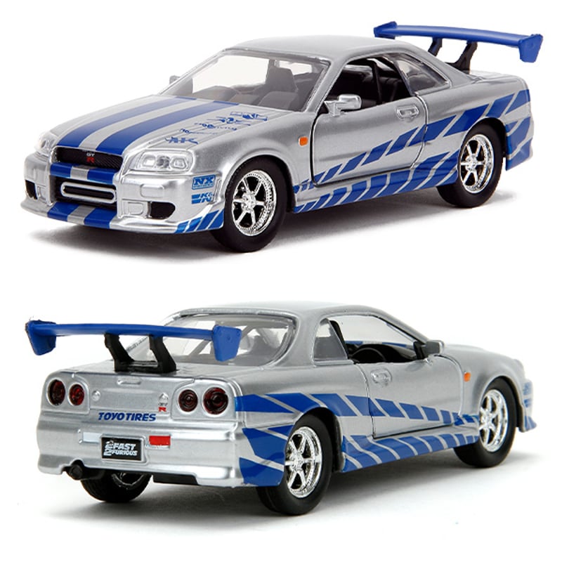 【新品】ワイルドスピード Jada Toys R34 GT-R ダイキャストカー JADATOYS 1:32 ワイルドスピードダイキャストカー BRIAN's
