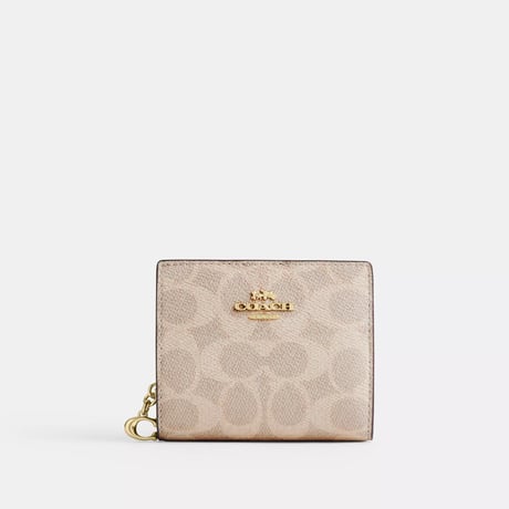 🎀コーチ COACH　スナップ ウォレット・シグネチャー キャンバス　CW789 IMXDM