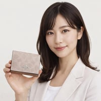 🎀コーチ COACH オリガミ スモール トライフォールド ウォレット シグネチャー キャンバス CX164 SVPWH
