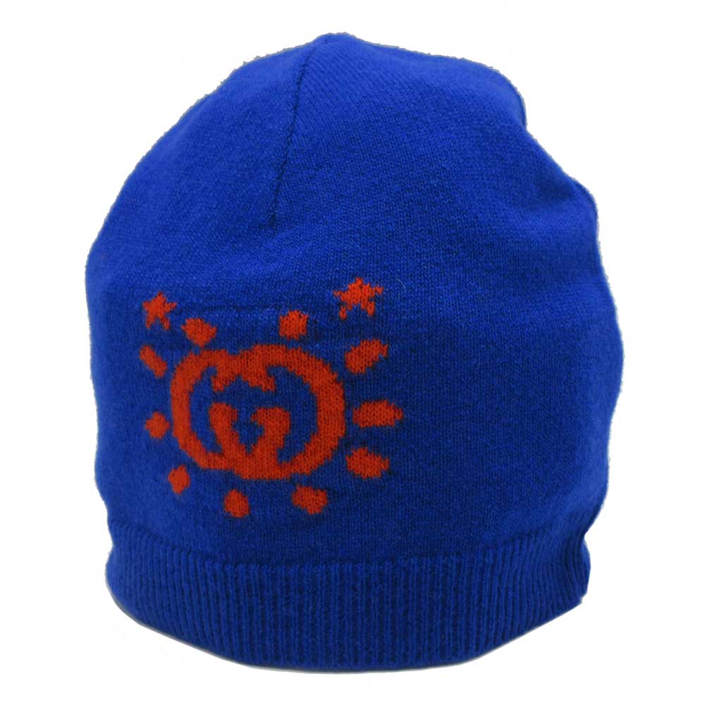GUCCI 星柄キャップ　kids Gucci Junior GG Stars Baseball Hat Navy | ONU
