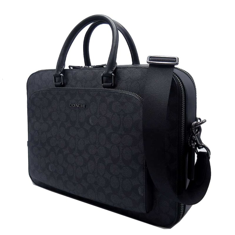 ✨コーチ COACH ETHAN シグネチャー キャンバス ブリーフケース