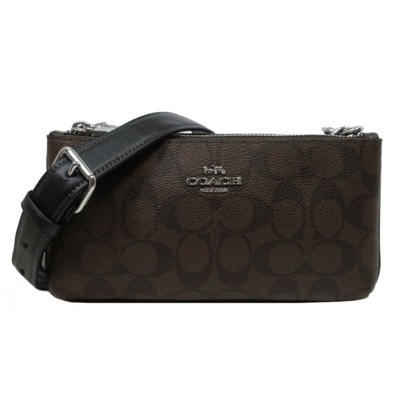 専用】COACH ブラック ロゴポーチ ダブルジッパー COACH ブラック 専用】COACH ブラック ロゴポーチ ダブルジッパー COACH ブラック