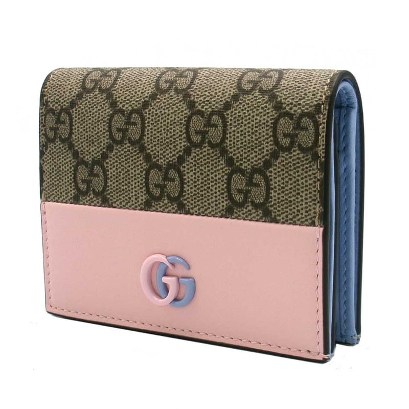 🎀グッチ カードケース GUCCI GGマーモント GGスプリーム 二つ折り