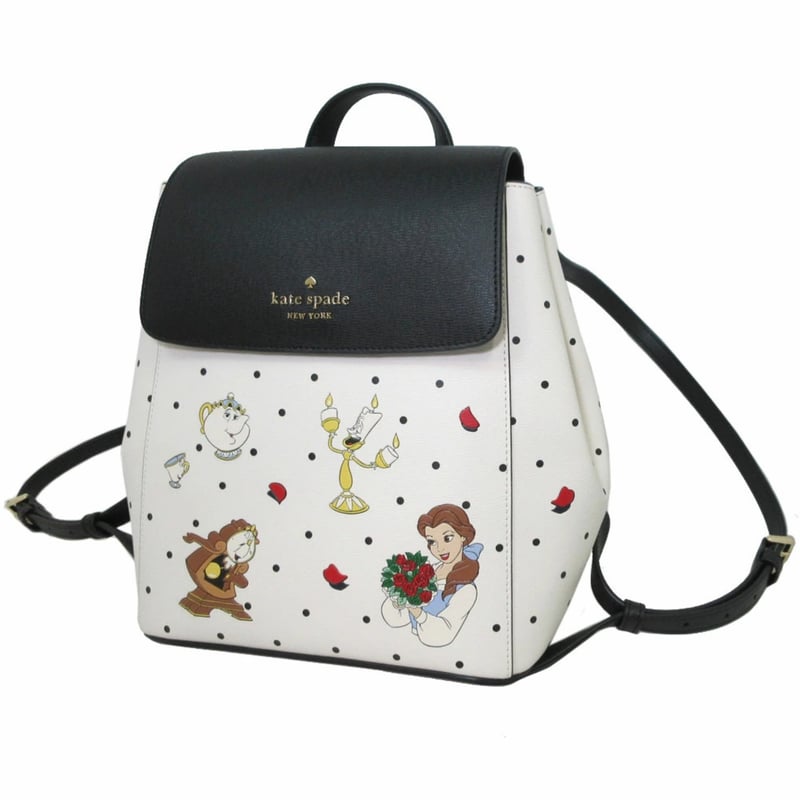 ケイトスペード kate spade × Disney ベル フラップ バックパック 