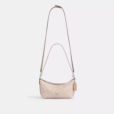 🎀コーチ COACH　ケイトリン ショルダー バッグ・シグネチャー キャンバス　CEK80 SVPWH