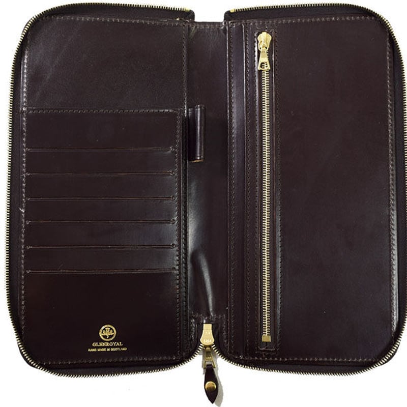 GLENROYAL グレンロイヤル 03-5203 HAVANA 長財布 ラウンドファスナー  