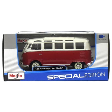 1:25 VOLKSWAGEN VAN SAMBA ミニカー【Maisto】