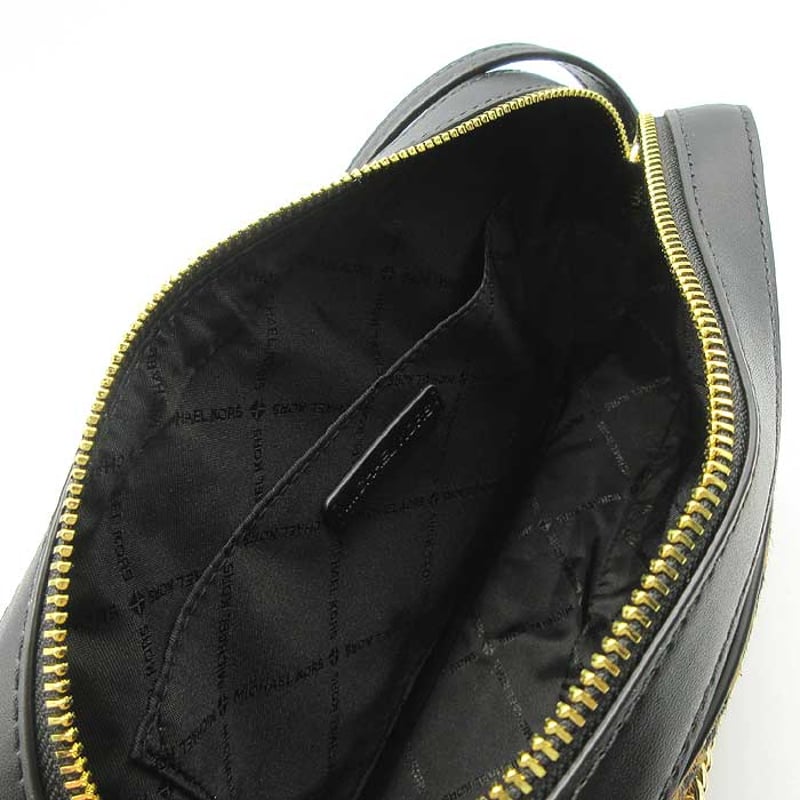 マイケルコース バッグ ショルダーバッグ レザー レオパード柄