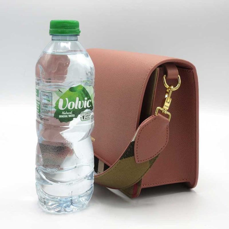 バーバリー ショルダーバッグ BURBERRY MACKFORD レザー チェック柄