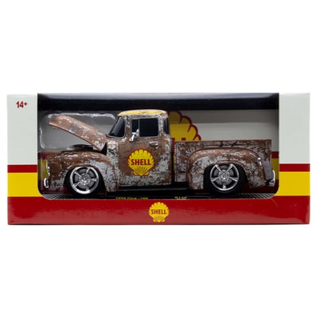 M2 MACHINES 1:24 SHELL 1956 Ford F-100 Weathered/Rusted 【シェル】ミニカー