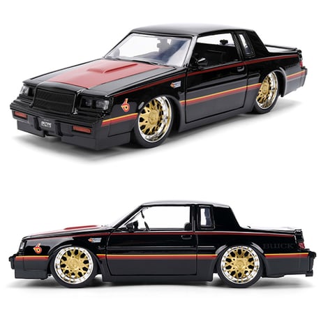 JADATOYS 1:24 BTM 1987 Buick Grand National ミニカー