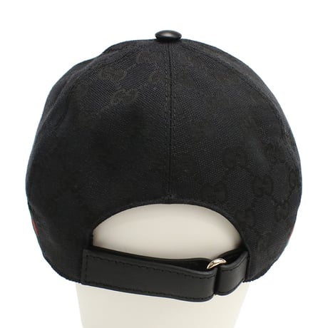 グッチ GUCCI ベースボールキャップ メンズ GGキャンバス200035　KQWBG　1060ブラック #M