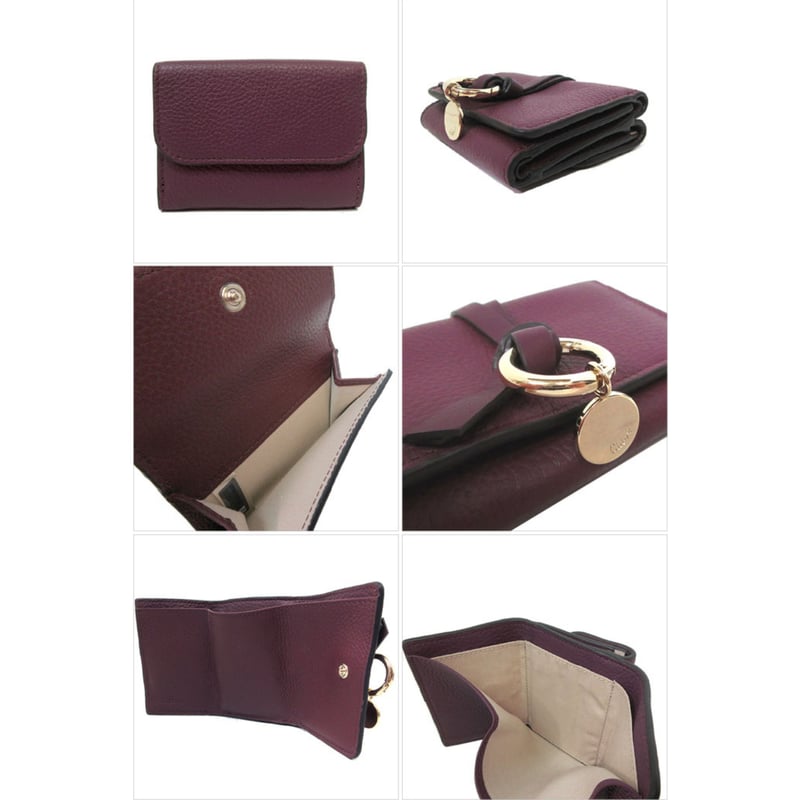 クロエ 財布 三つ折り財布(小銭入れあり) Chloe' アルファベット クロエ 財布 三つ折り財布(小銭入れあり) Chloe' アルファベット