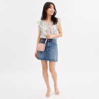 🎀コーチ COACH　ミニ キャリー クロスボディ バッグ・シグネチャー デニム　CEN19 IMNH1