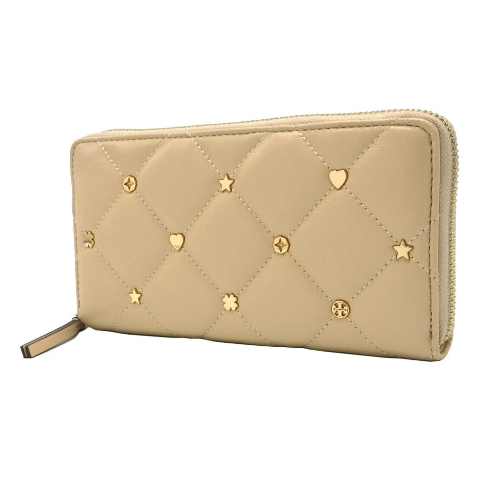【新品】TORY BURCH トリーバーチ キルティングウォレット 長財布 TORY BURCH（トリーバーチ） 長財布 キルティング レザー スタッズ