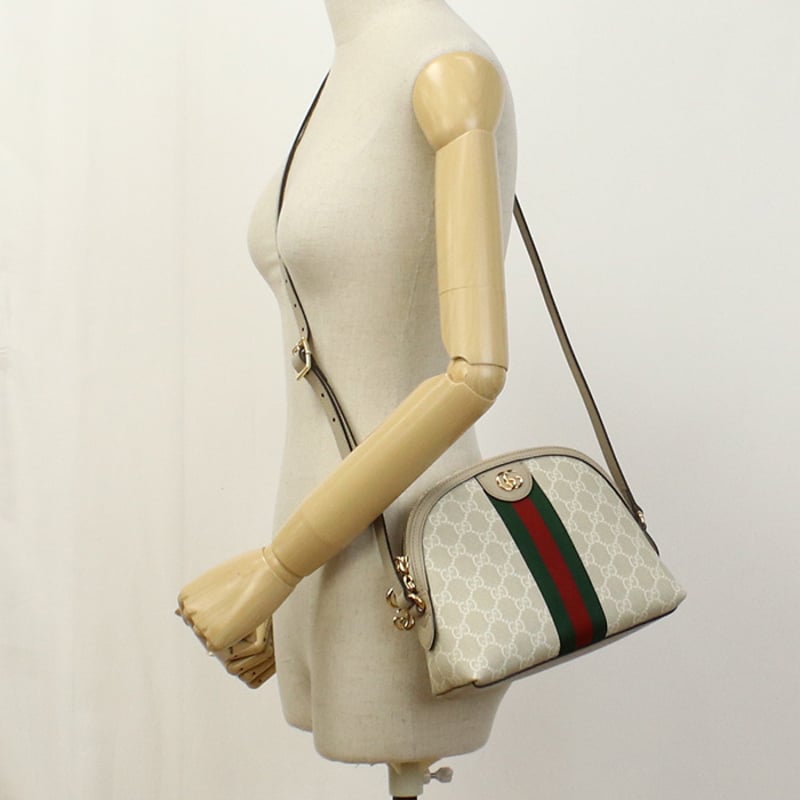 【新品】グッチ GUCCI OPHIDIA 斜め掛けショルダー　ブランド　オフィディア GGスプリーム 499621　UULAG　9682 ベージュ系　bag-01 グッチ GUCCI OPHIDIA 斜め掛けショルダー ブランド オフィディア GG