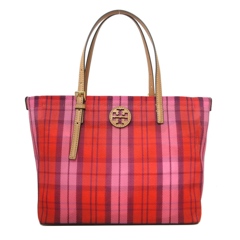 トリーバーチ トートバッグ TORY BURCH チェック柄 エマーソン  