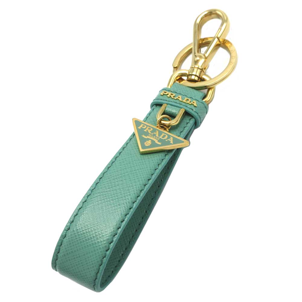 プラダ キーリング PRADA トライアングル ロゴ サフィアーノ プラダ キーリング PRADA トライアングル ロゴ サフィアーノ
