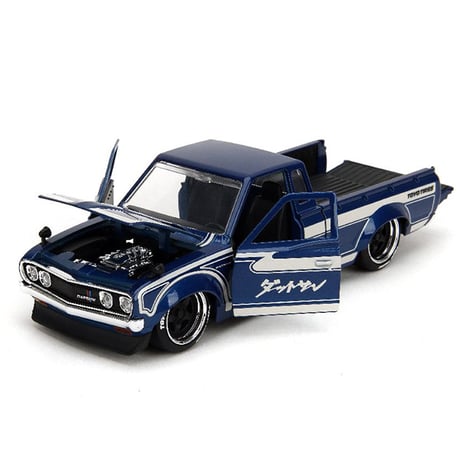 JADATOYS 1:24 JDM TUNERS 1972 Datsun 620 Pickup Truck ミニカー
