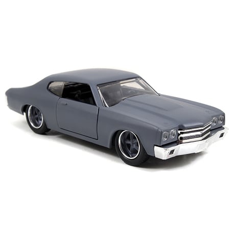 JADATOYS 1:32 ワイルドスピードダイキャストカー DOM'S CHEVY CHEVELLE SS Primer Gray