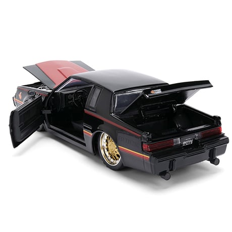 JADATOYS 1:24 BTM 1987 Buick Grand National ミニカー