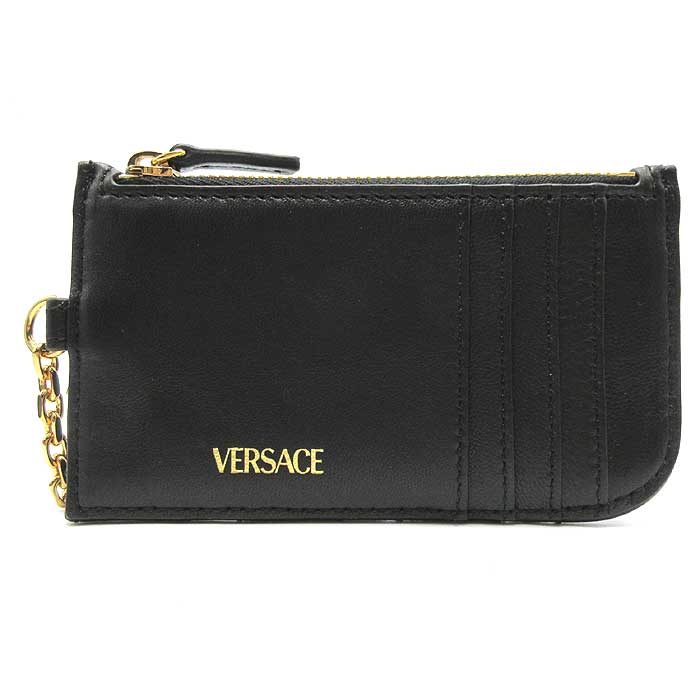 ヴェルサーチェ カードケース VERSACE キルティング レザー メデューサ  
