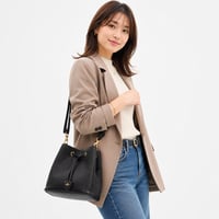 🎀コーチ COACH　ローアン バケット バッグ　CBH06 IMBLK