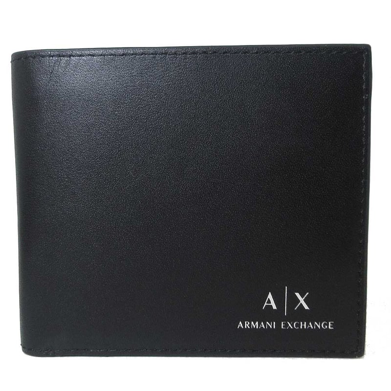 アルマーニ エクスチェンジ 二つ折り財布(小銭入れあり) A/X レザー 