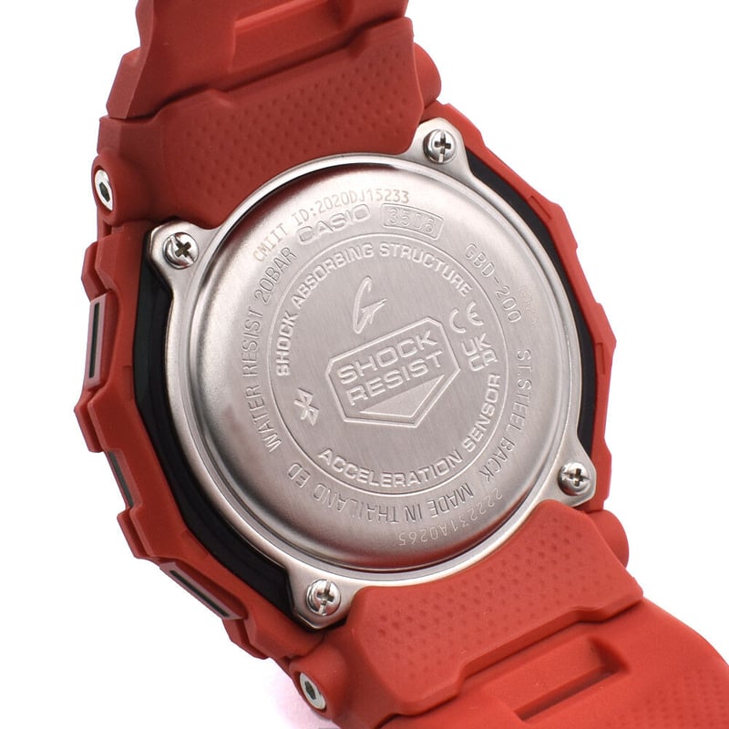 CASIO カシオ G-SHOCK Gショック GBD-200RD-4 G-SQUAD GBD...