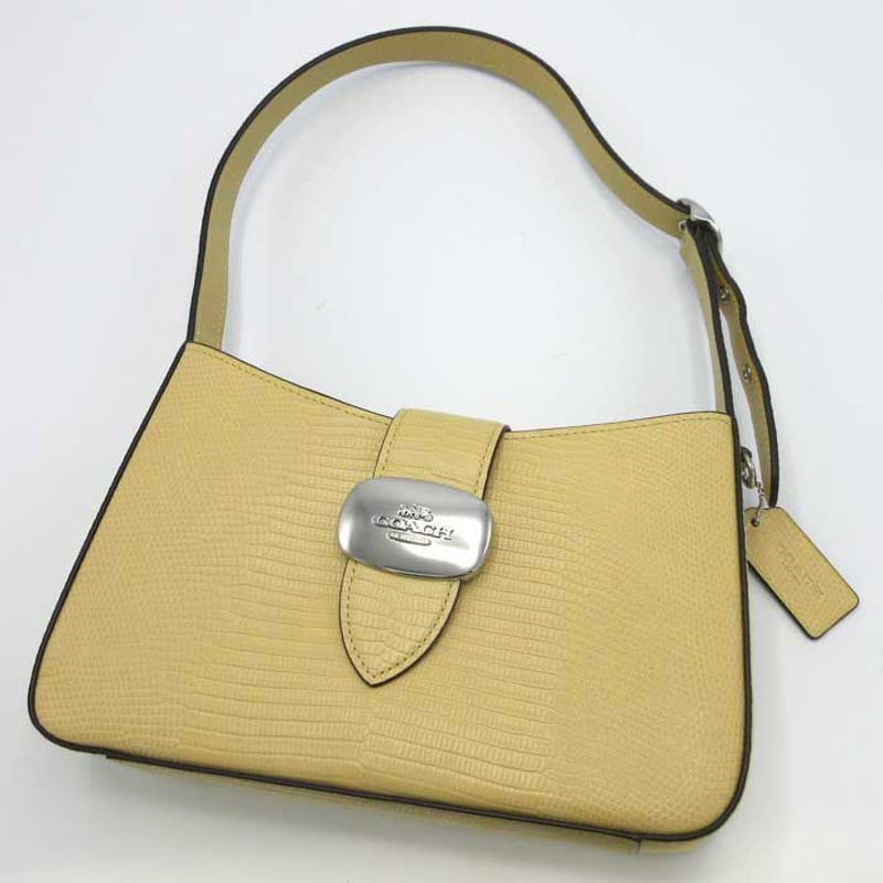 コーチ ショルダーバッグ COACH エライザ リザード エンボスド コーチ ショルダーバッグ COACH エライザ リザード エンボスド