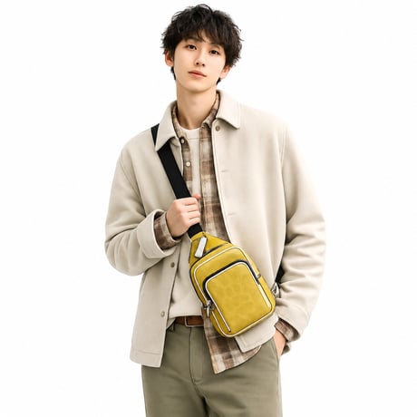 ✨コーチ COACH　レーサー スリング パック・シグネチャー キャンバス　 CET96 SVZ0G