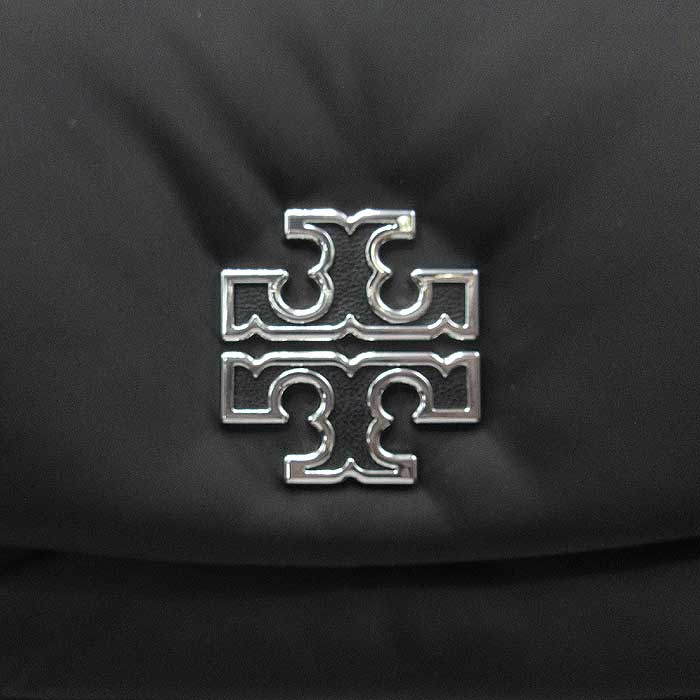 Tory Burch トリーバーチ ショルダーバッグ エンボスロゴ エンボスロゴ チェーンショルダーバッグ レザー ブラック トリーバーチ