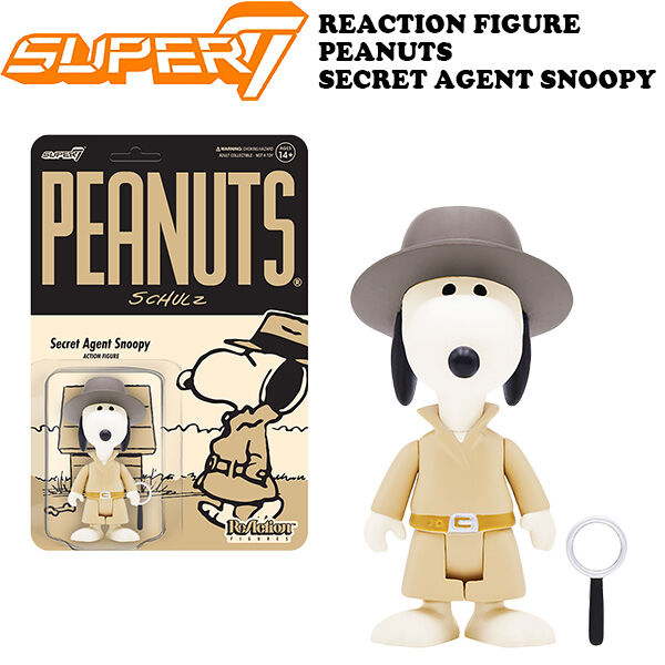 大人気新品をすべて FIGURE REACTION 7 SUPER PEANUTS SN AGENT SECRET ピーナッツ、スヌーピー