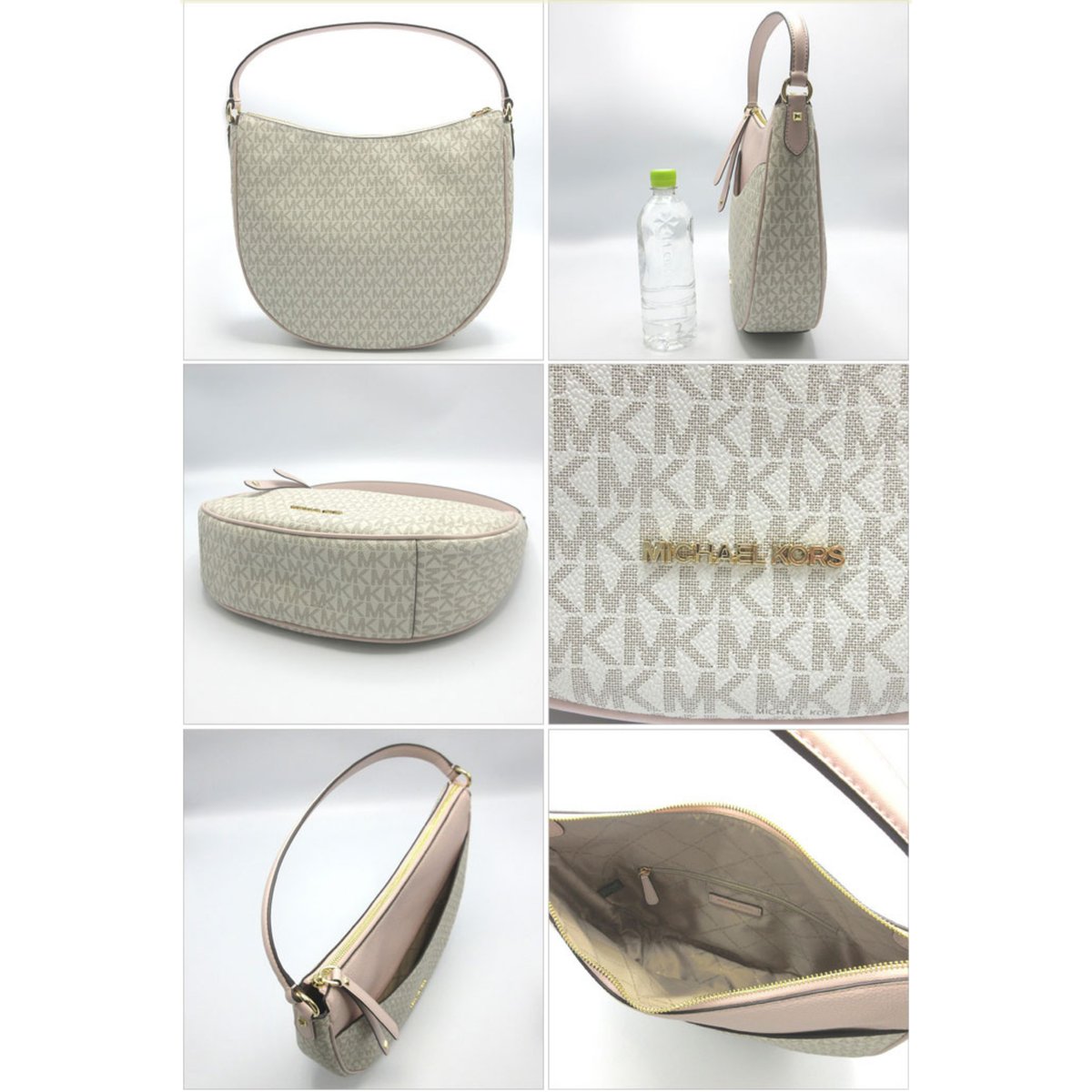 マイケルコース ショルダーバッグ ドーバー PVC ラージ ハーフ ムーン  