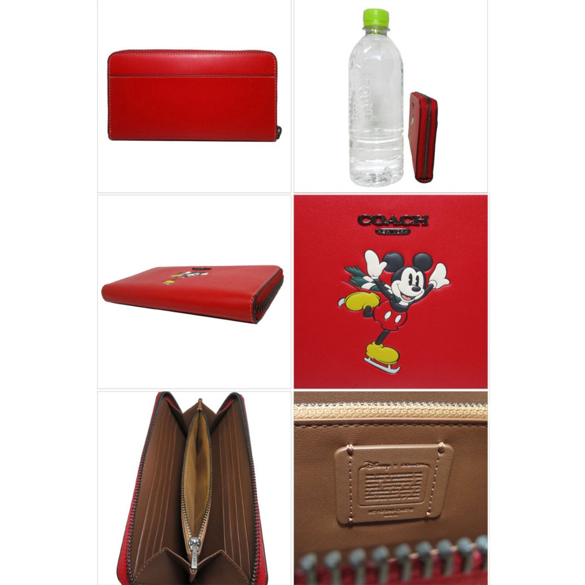 コーチ 長財布 COACH X DISNEY アイス スケート ミッキーマウス CM210 Q