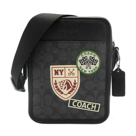 346✨極美品✨コーチ ショルダーバッグ ポーチ付 シグネチャー レザー 黒 COACH コーチ ショルダーバッグ レディース シグネチャー 2way