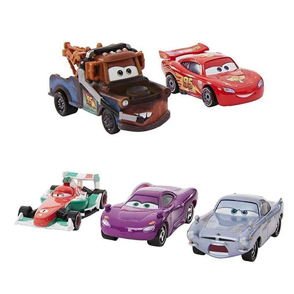 MATTEL 1:55 DISNEY PIXAR CARS 2 PORTO CORSA SET