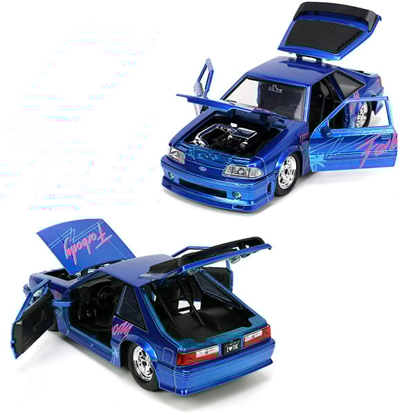 Love's Ford Racingミニカー 1/24 Amazon | JADA TOYS 1:24 I LOVE THE 1980's 1989 FORD MUSTANG