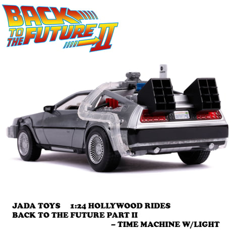 1:24 BACK TO THE FUTURE PART II - TIME MACHINE W/LIGHT 【バックトゥザフューチャー】ミニカー